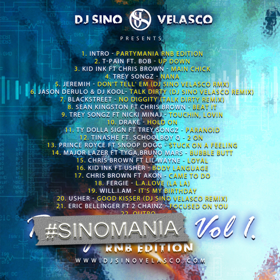 #Sinomania Vol 1. RnB Edition Back Cover #Sinomania Vol 1. RnB Edition Back Cover